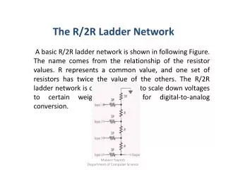The R/2R Ladder Network