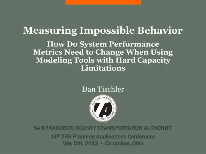 measuring impossible behavior