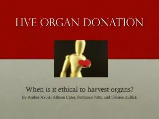 Live Organ Donation