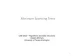 Minimum Spanning Trees - slide 1