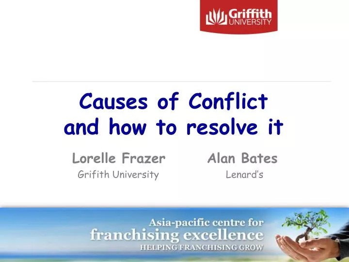 causes of conflict and how to resolve it