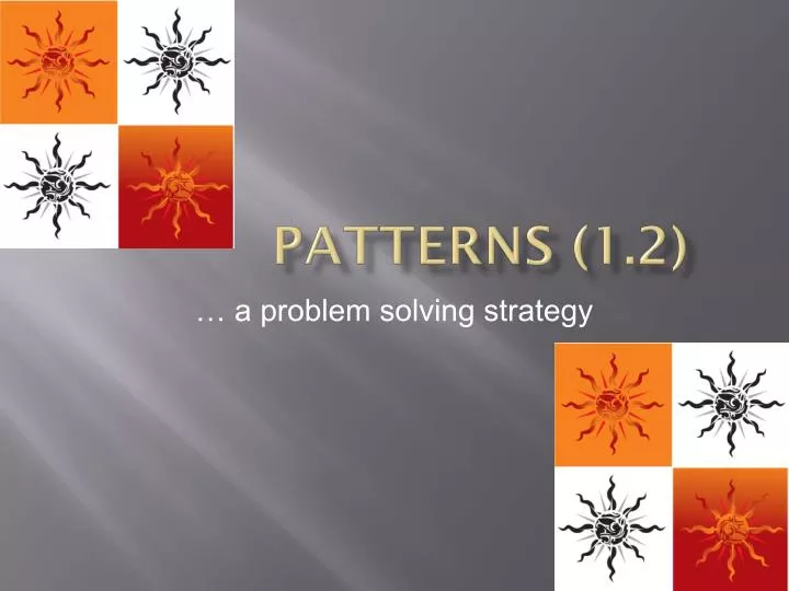 patterns 1 2