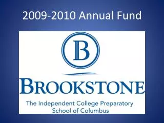2009-2010 Annual Fund