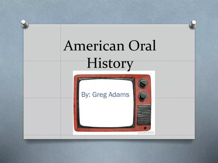 american oral history