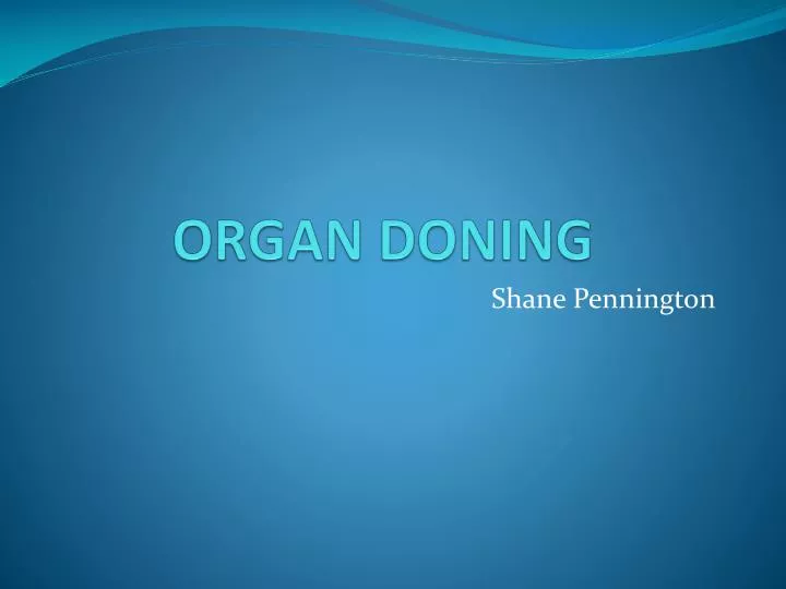 organ doning