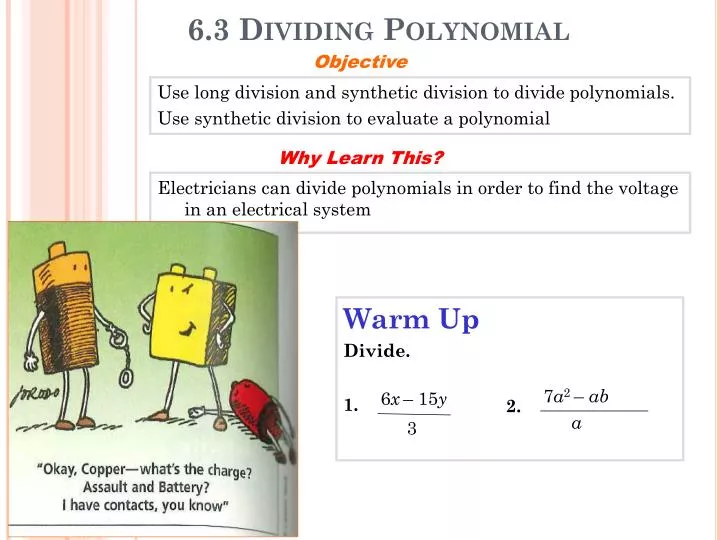 6 3 dividing polynomial