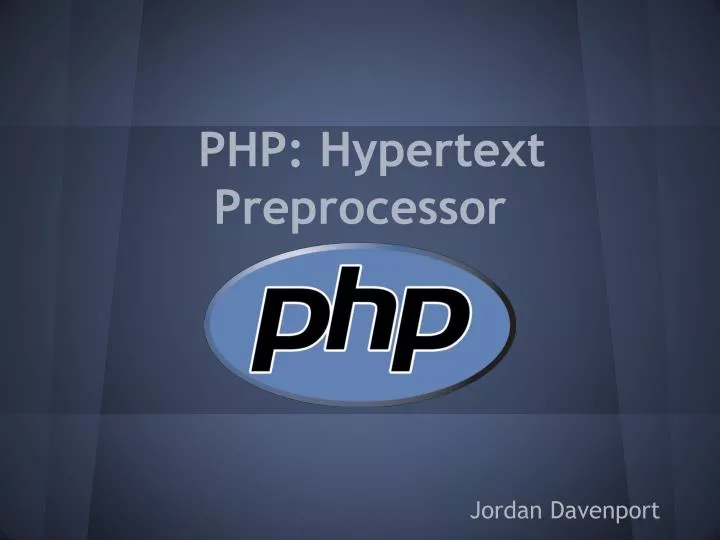 php hypertext preprocessor