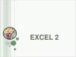 Understanding Types of Information and Formulas in Excel - slide 1