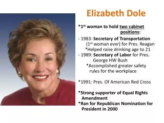 Elizabeth Dole