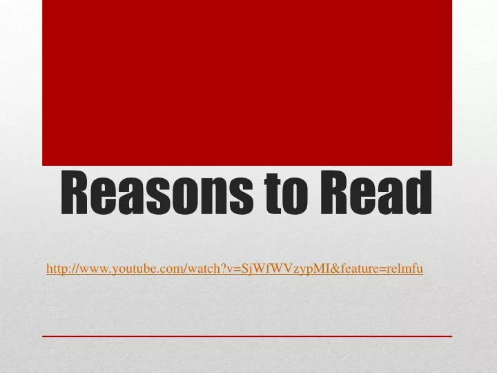 reasons to read