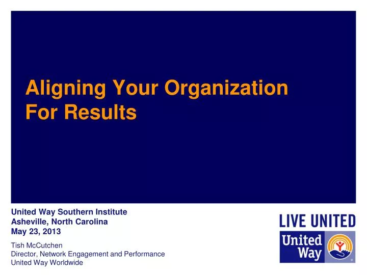 aligning your organization for results