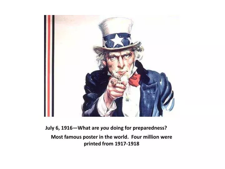 july 6 1916 what are you doing for preparedness