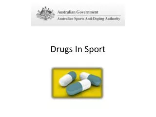 Drugs In Sport