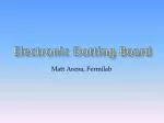 Electronic Dotting Board - slide 1