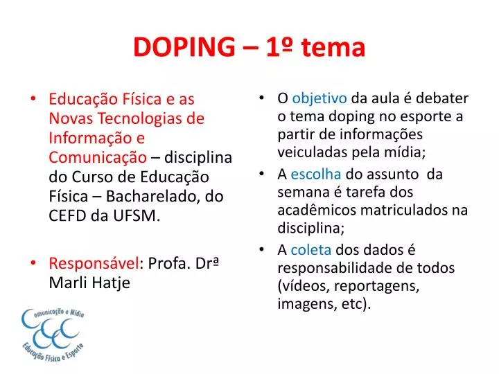 doping 1 tema