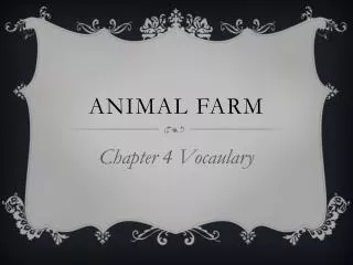 animal farm