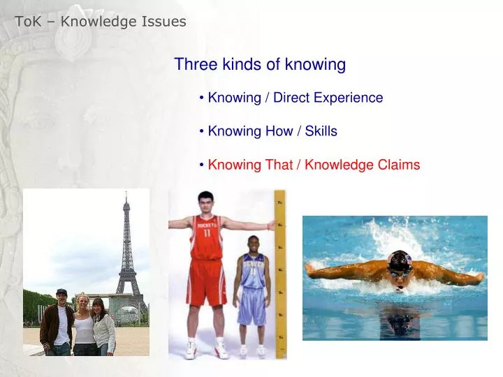 tok knowledge issues