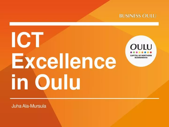 ict excellence in oulu