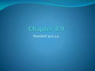 Chapter 4.9