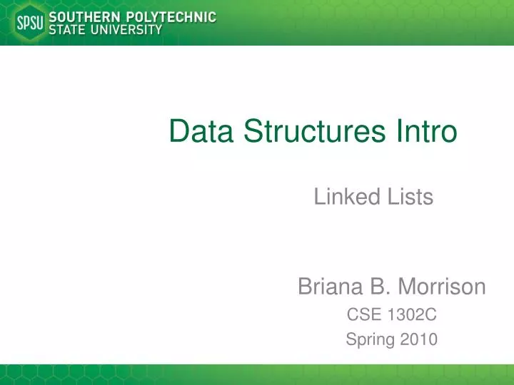 data structures intro