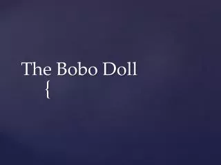 The Bobo Doll