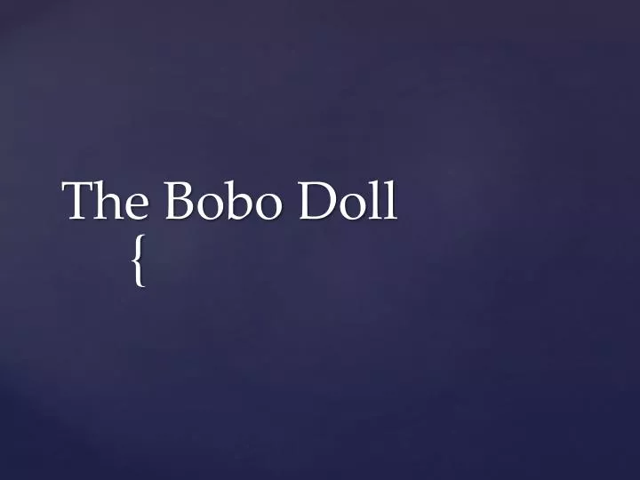 the bobo doll