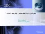 NYPD alerting camera roll-out process