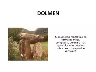 dolmen