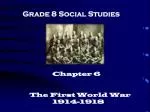 Grade 8 Social Studies - slide 1
