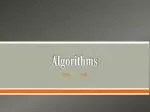 Algorithms - slide 1