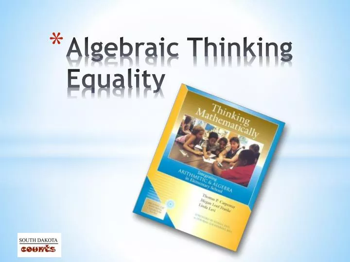 algebraic thinking equality