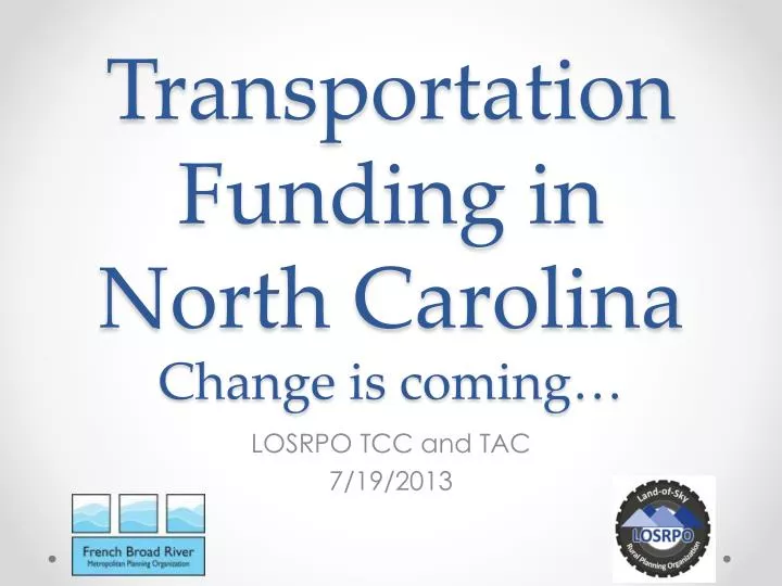 transportation funding in north carolina change is coming