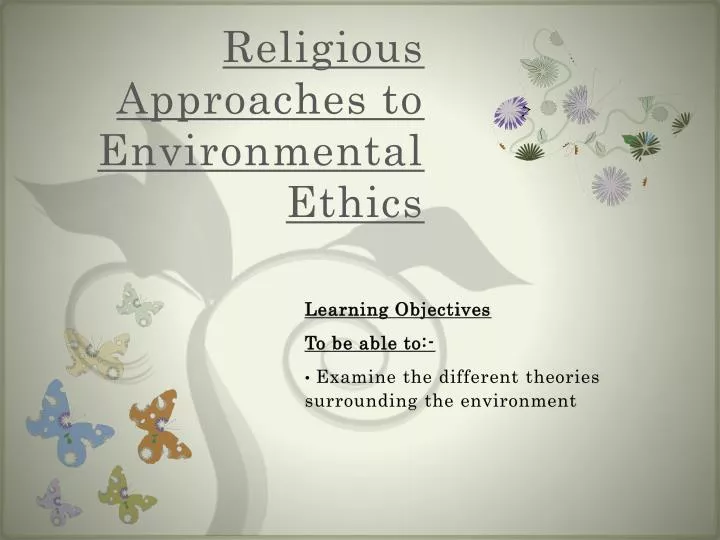 religious approaches to environmental ethics