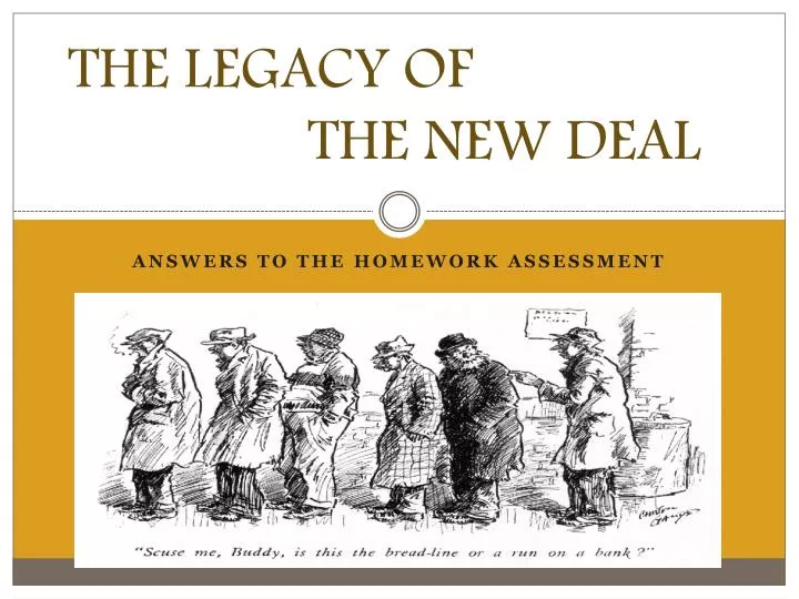 the legacy of the new deal