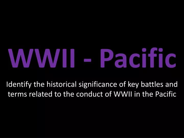 wwii pacific