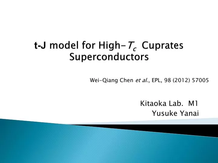 t j model for high t c cuprates superconductors