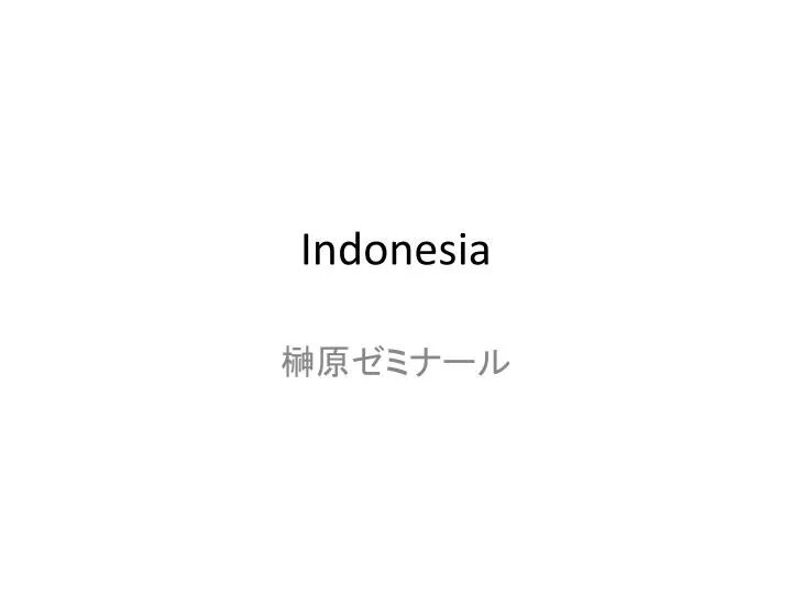 indonesia