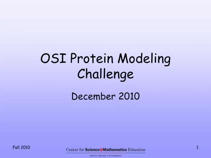 osi protein modeling challenge
