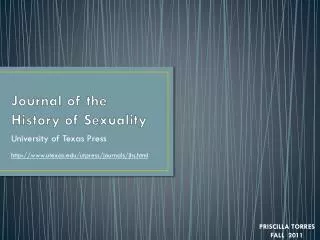 Journal of the History of Sexuality