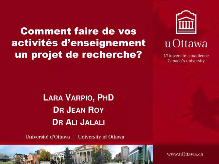 comment faire de vos activit s d enseignement un projet de recherche