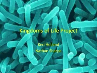 Kingdoms of Life Project