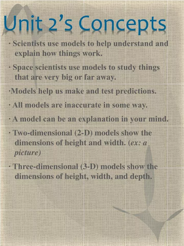 unit 2 s concepts