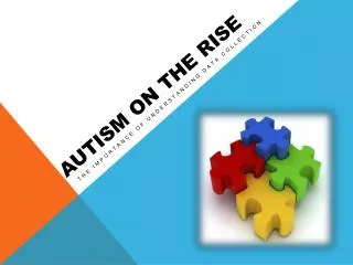 Autism on the rise
