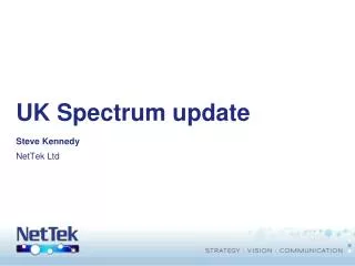 UK Spectrum update