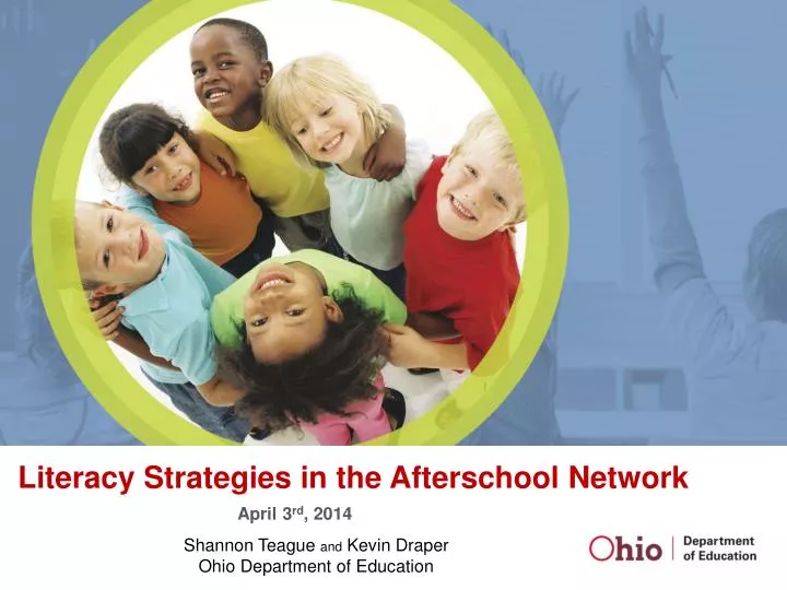 literacy strategies in the afterschool network