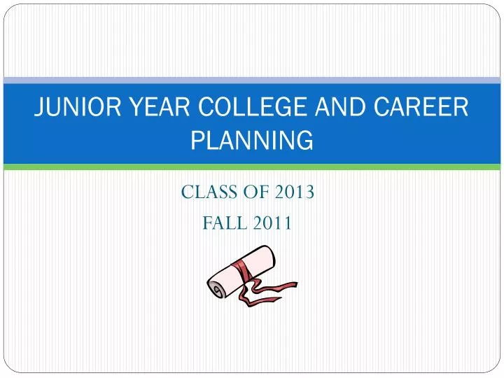 junior year college and career planning