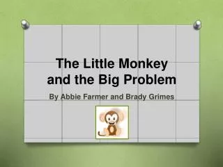 The Little Monkey and the Big Problem