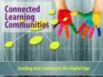Living and Learning in a Global Community Innovative Schools Virtual University - slide 1