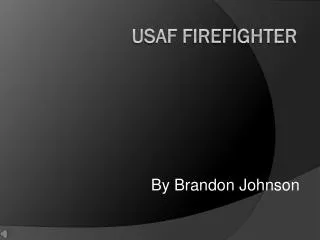 USAF Firefighter