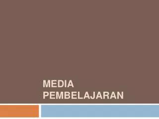 media pembelajaran